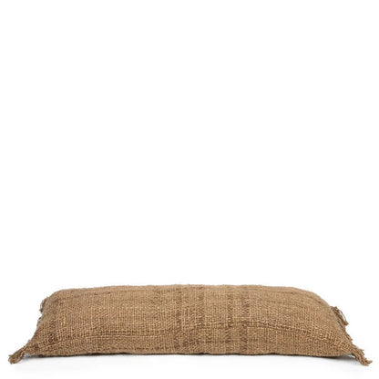 Cotton cushion cover 35×100 cm - brown