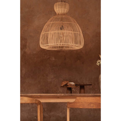 Rattan pendel 57 cm - håndvævet i Indonesien