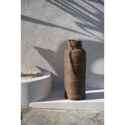 Rattankorbzylinder 24 × 67 cm – naturbraun