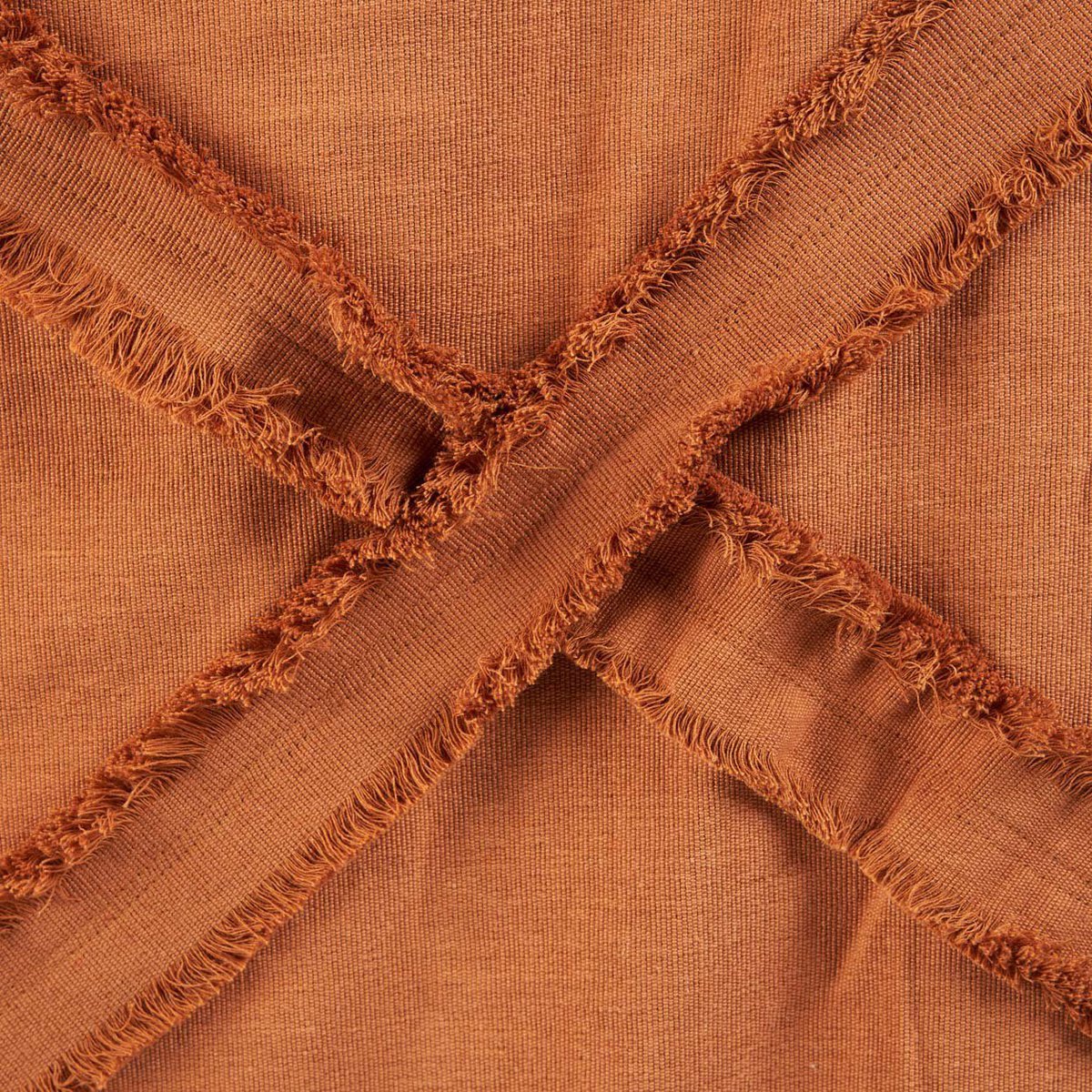 Baumwoll-Tagesdecke 300×240 cm – Terrakotta, Berbermuster