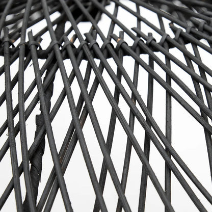 Schwarzer Rattan-Hut-Pendelschirm 75 cm - Chapeau