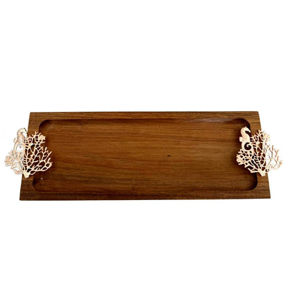 Wooden serving tray 42×13×3 cm