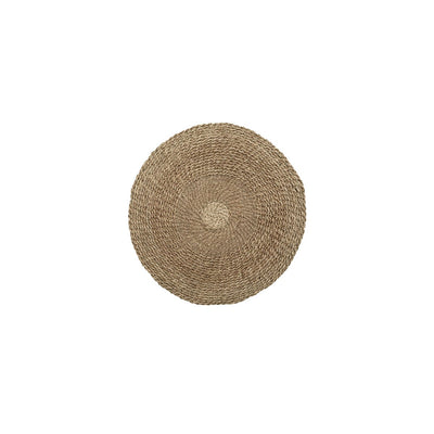 Seagrass carpet, natural – 90 cm round