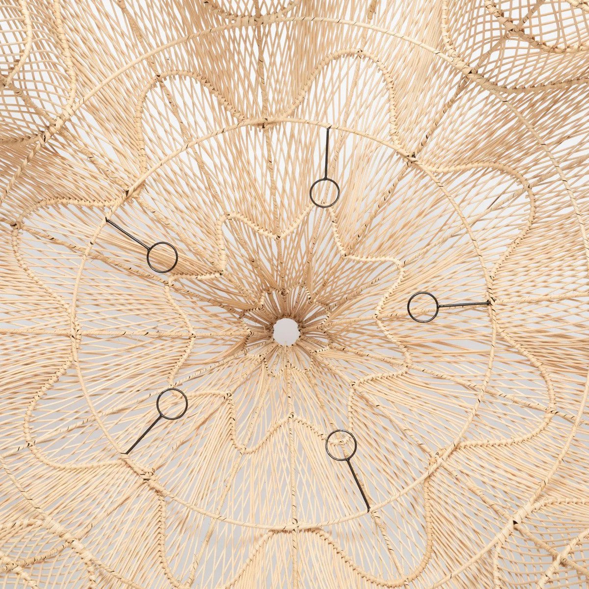 Rattan pendant shade 150 cm XXL - natural