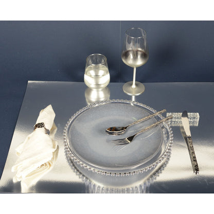 Silver wine glasses - set of 6, 490 ml
