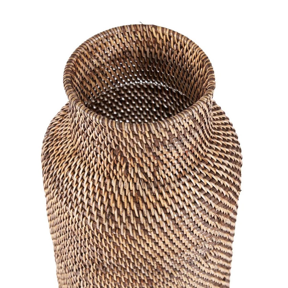 Rattankorbzylinder 24 × 67 cm – naturbraun