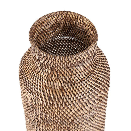 Rattankorbzylinder 24 × 67 cm – naturbraun