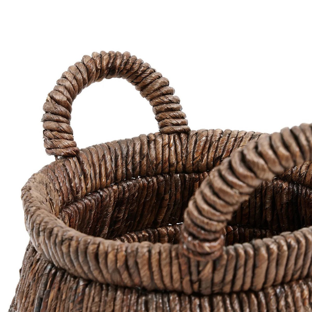 Palmblatt Rundkorb 42 × 33 cm - natur