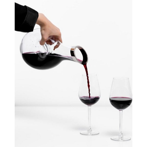 Kristalldekanter Gordon mit Platinrand – 1,2 L