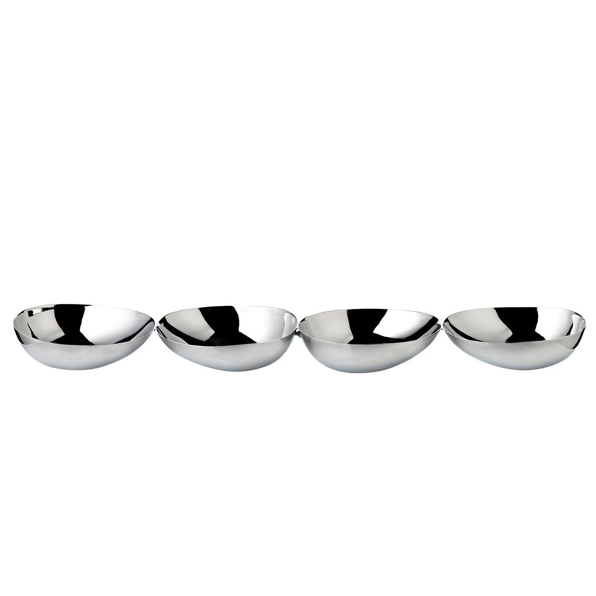 Stainless steel snack shell 4-fold - 38 cm
