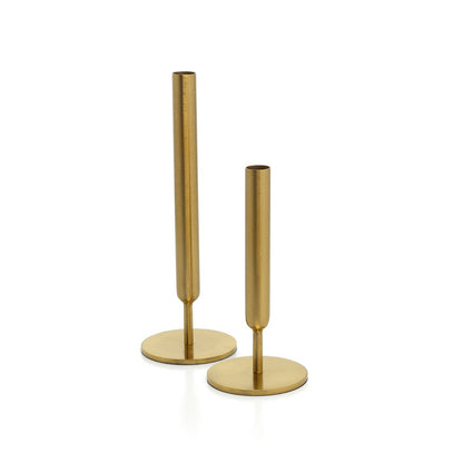 Messingvase, hoch - Gold - L