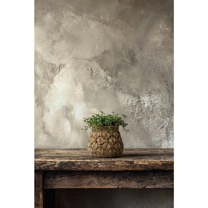 Concrete knot planter M - 18 × 18 × 15.5 cm