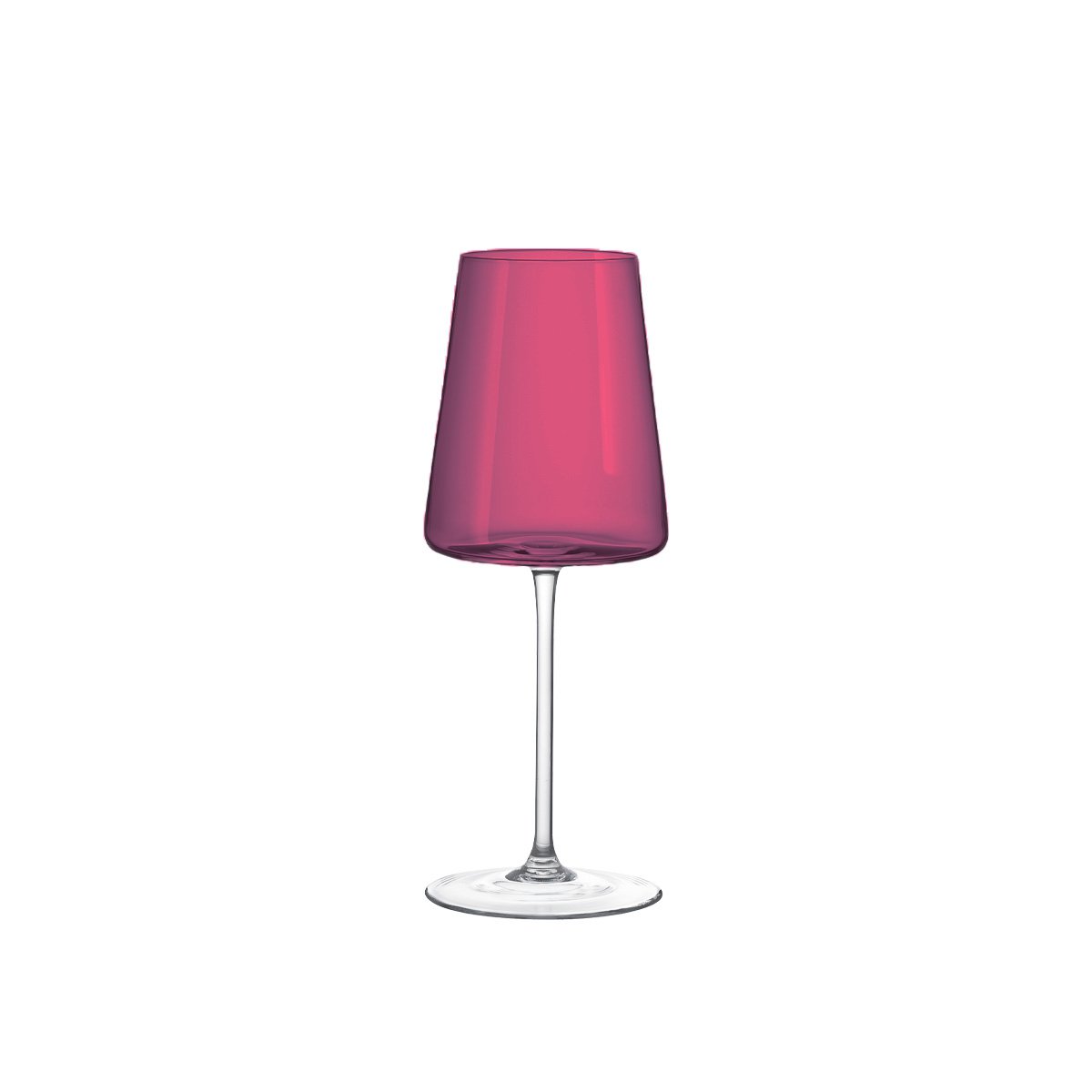 Wine glasses, coloured - set of 6, 400 ml