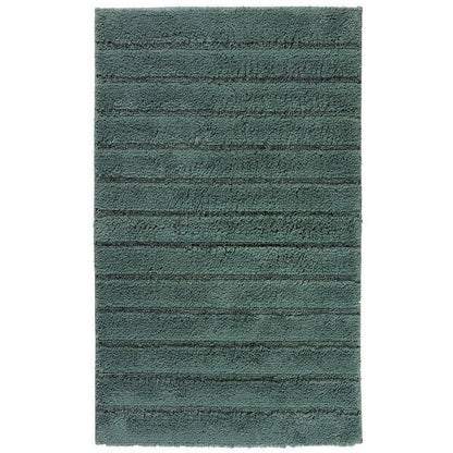 Badeværelsesmåtte i bomuld, eukalyptus – 60 × 100 cm