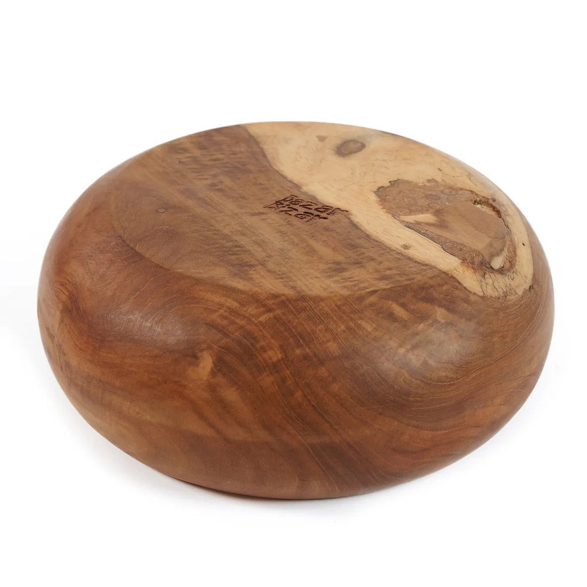 Teak root fruit bowl, 20 cm - organic form