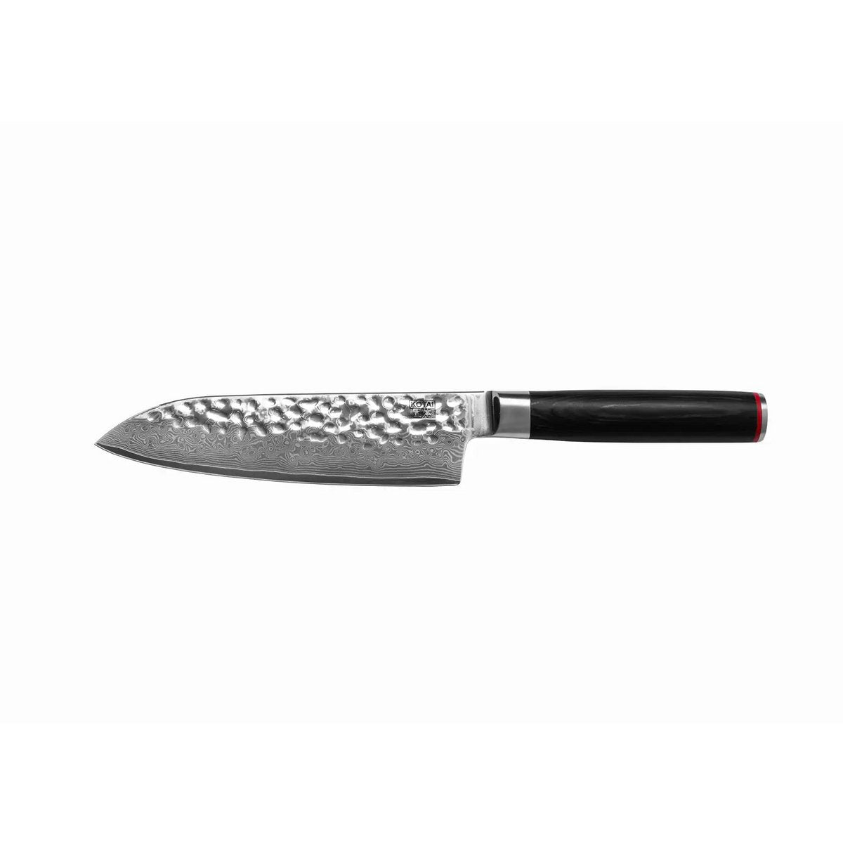 Damascus stainless steel santoku knife - 180 mm blade