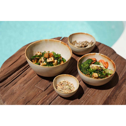 Stoneware sauce bowl, small - Portuguese