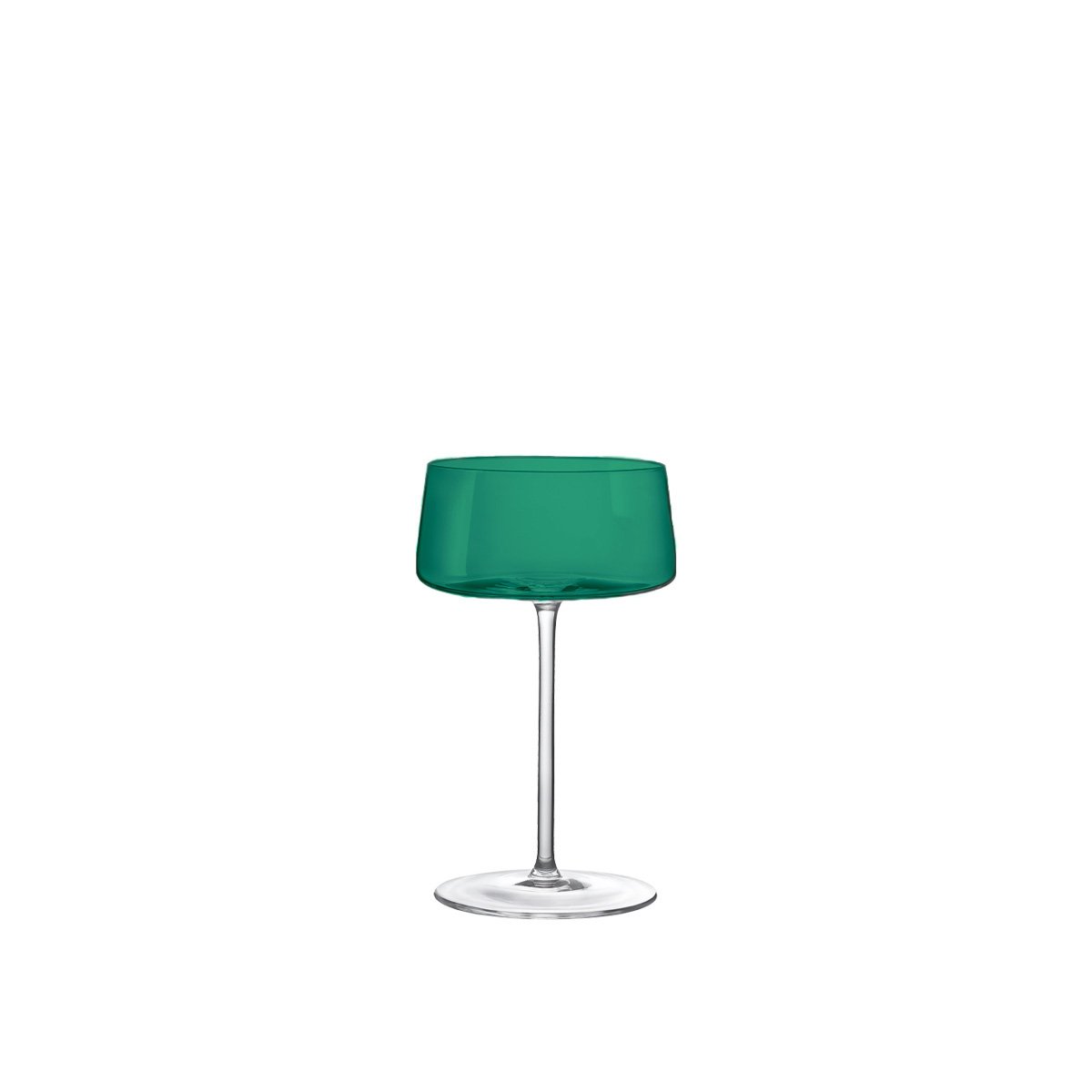 Multifarvede champagneglas 230 ml – sæt med 6
