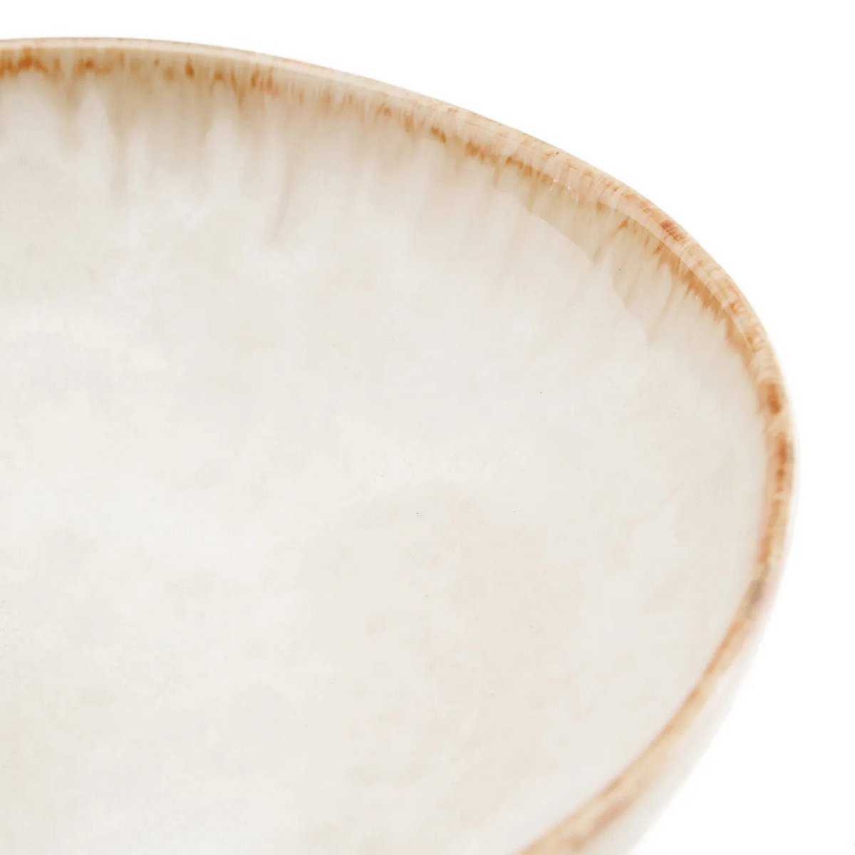 White stoneware pasta plate 22 × 4.5 cm - made in Portugal