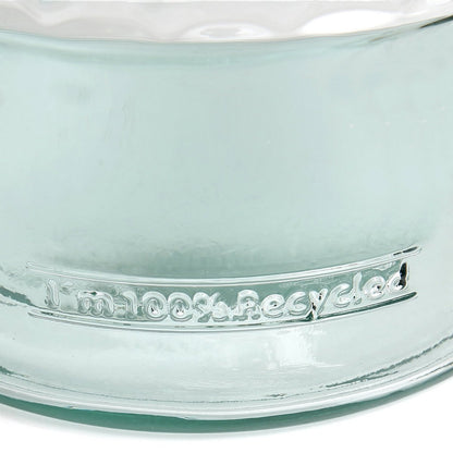 Blue glass bottle 28 cm – made in Spain