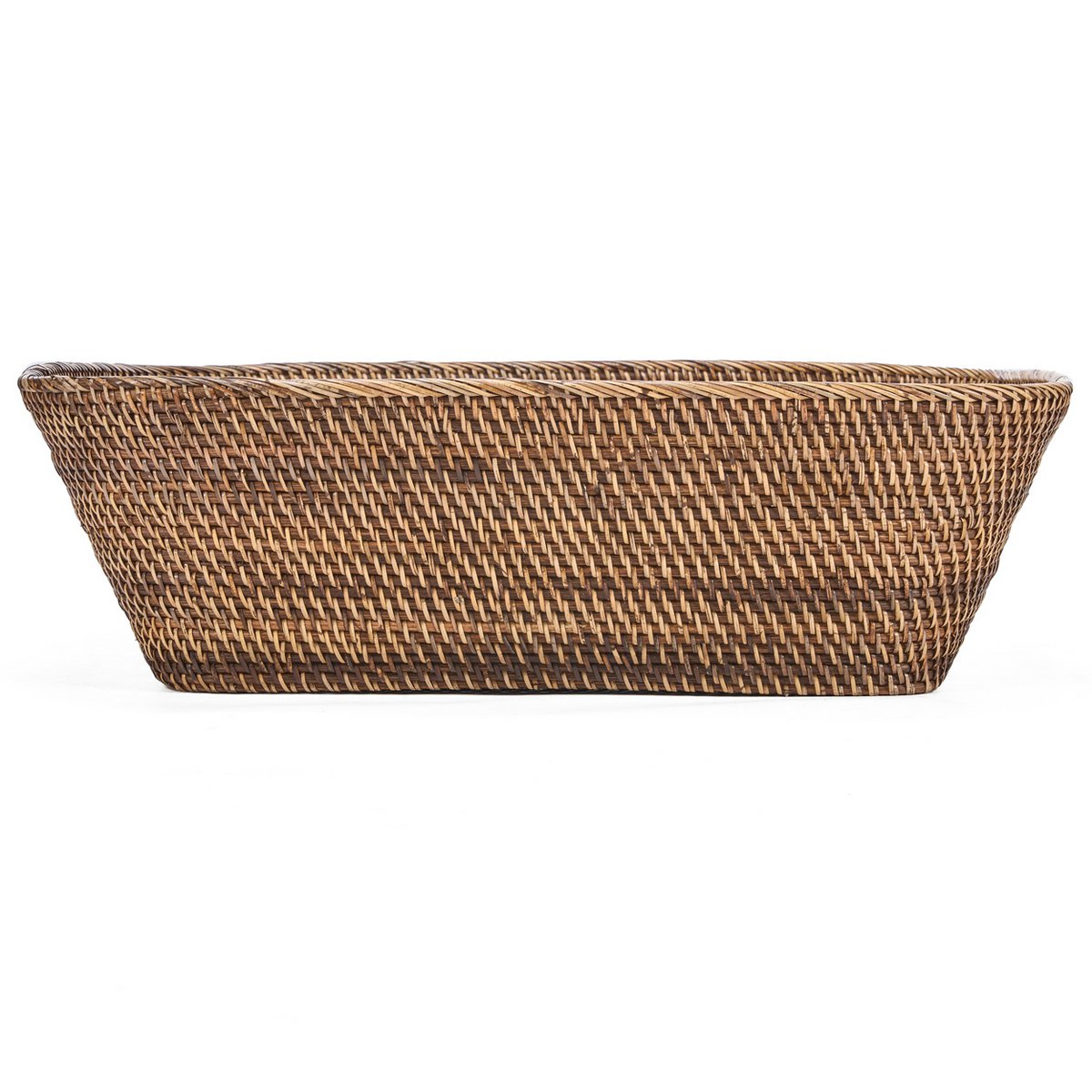 Wäschekorb aus Rattan, groß – handgeflochten