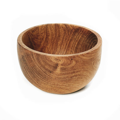 Wood salt cup 6 cm - teak root, Indonesia