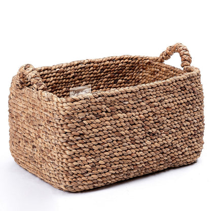 Flettet juteopbevaringskurv TANIMBAR, L – 43 × 31 × 25 cm