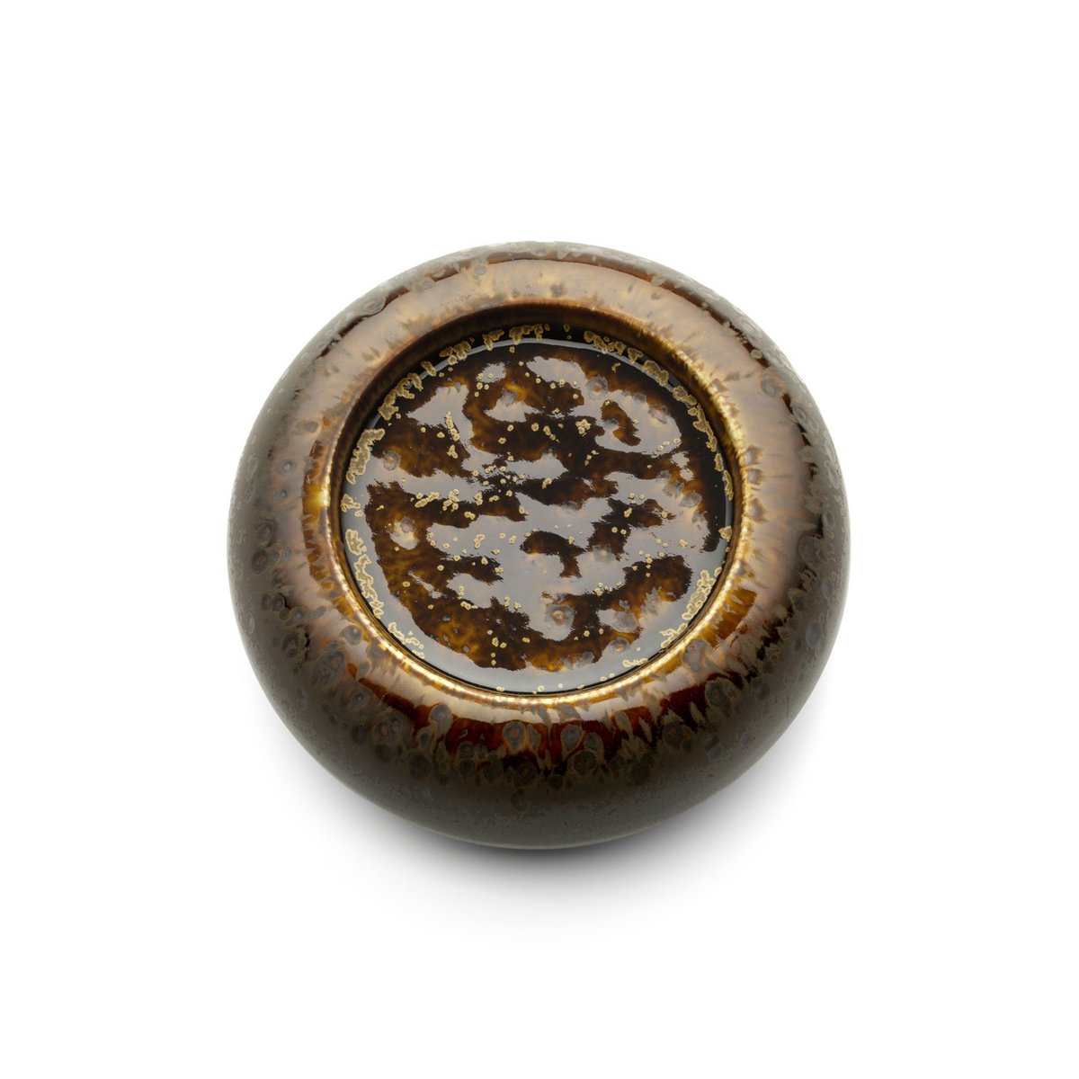 Merapi ceramic bowl, brown - 15.5 cm