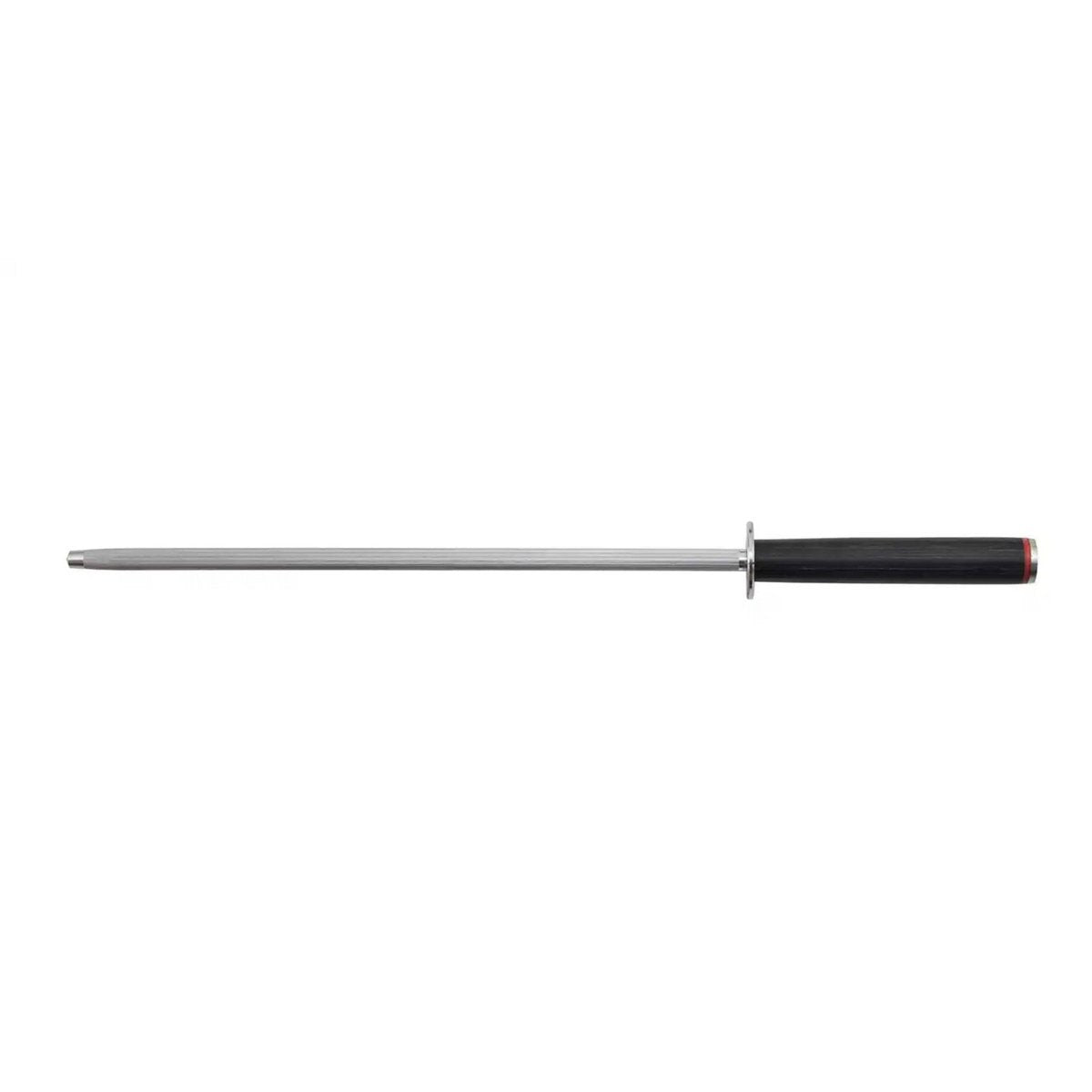 Honing steel 30 cm with pakkawood handle and angle guide