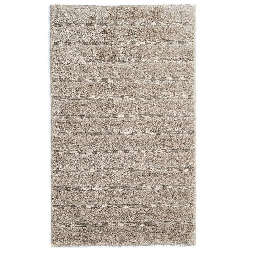 Brun bademåtte i bomuld – 60 × 100 cm