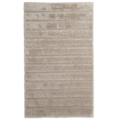 Brun bademåtte i bomuld – 60 × 100 cm
