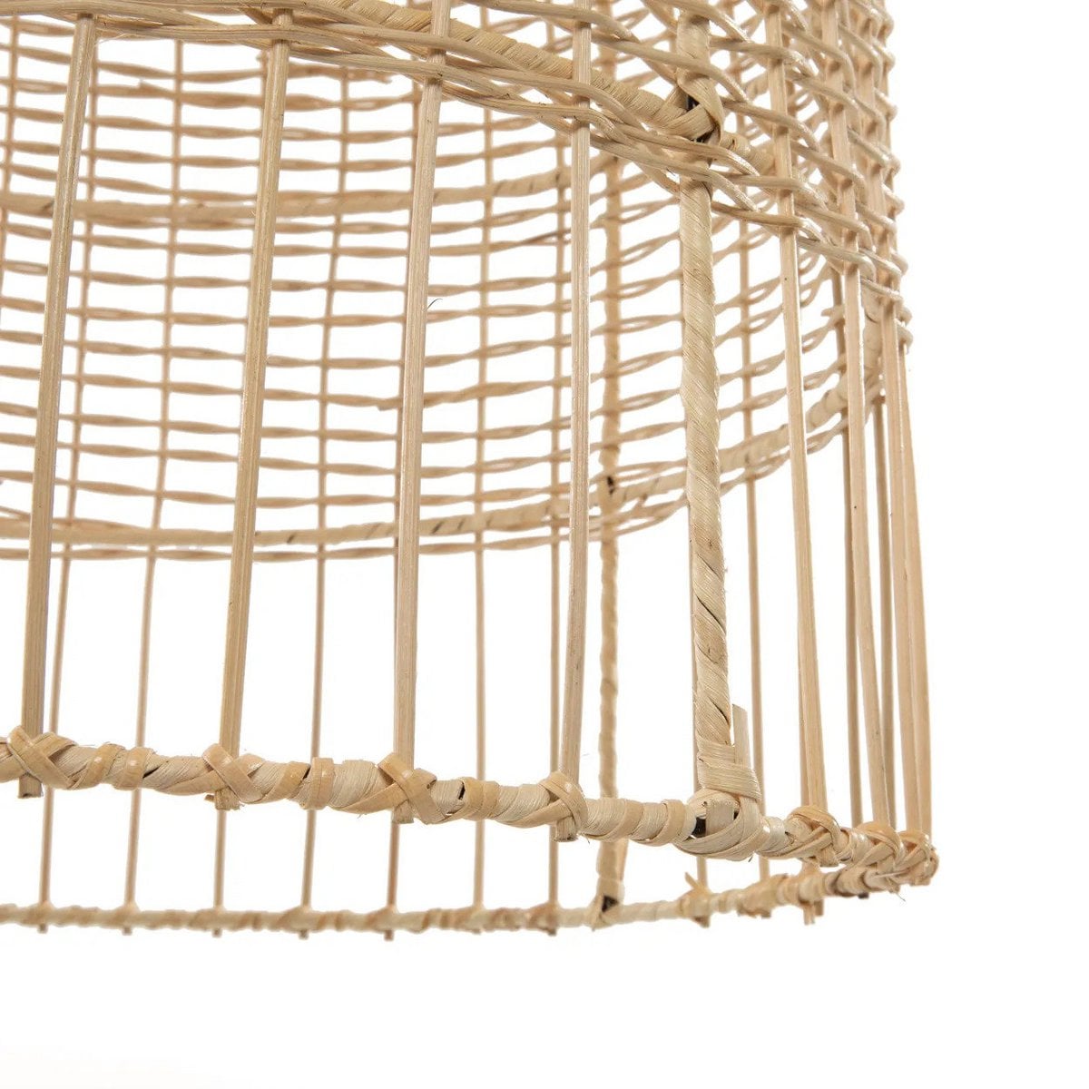 Rattan pendant light 50×55 cm - natural finish