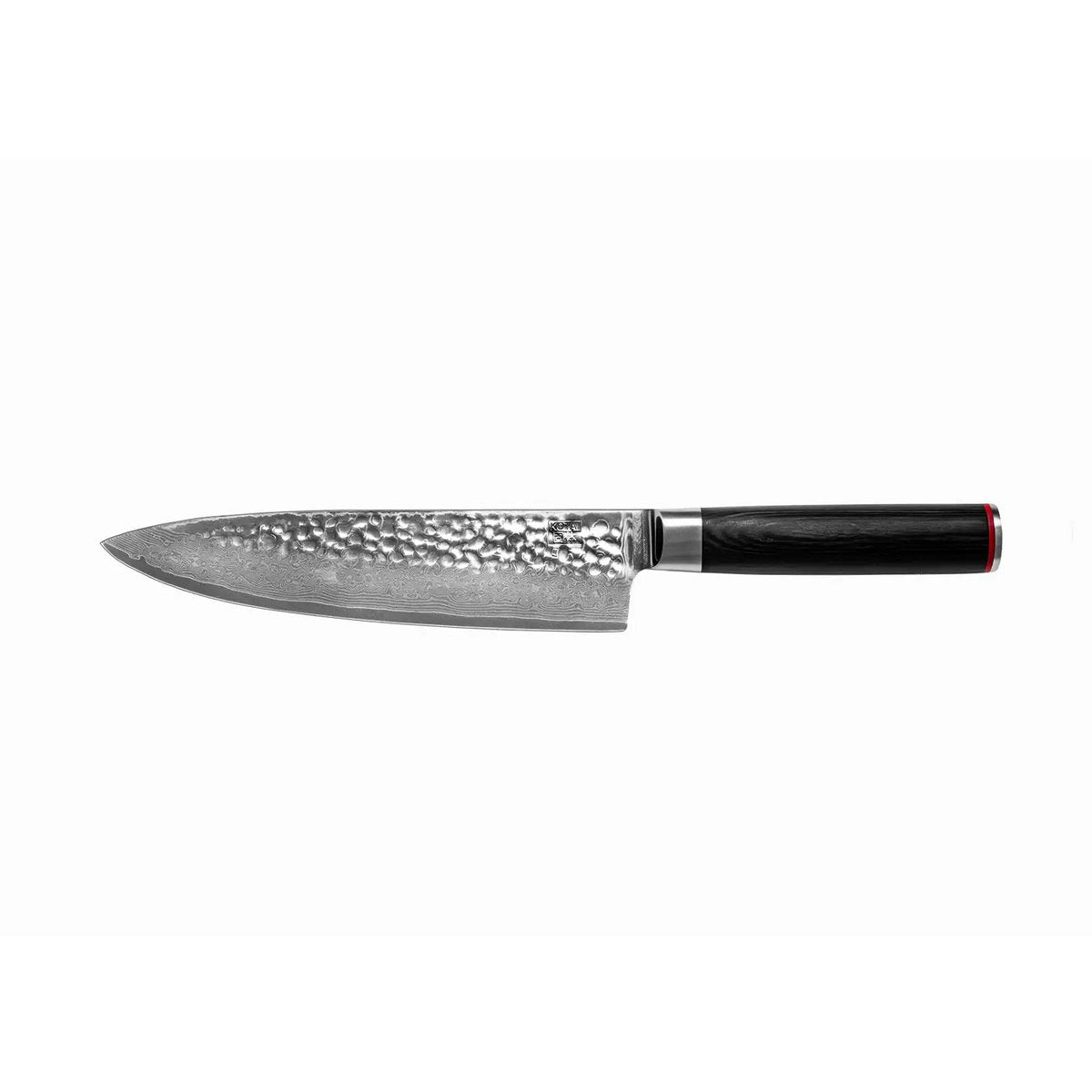 Damascus stainless steel gyuto chef knife - wood handle