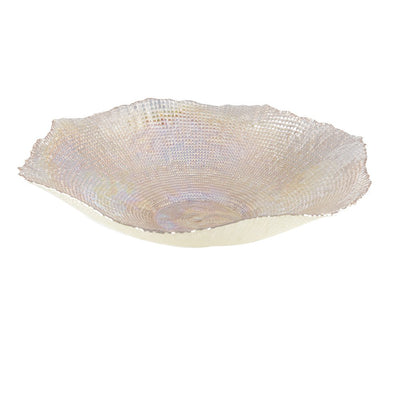 Large glass serving bowl 42cm, amber - Corolle