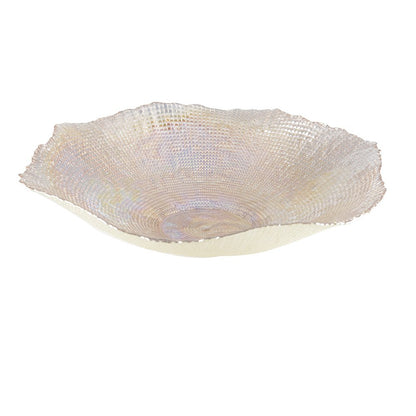 Large glass serving bowl 42cm, amber - Corolle