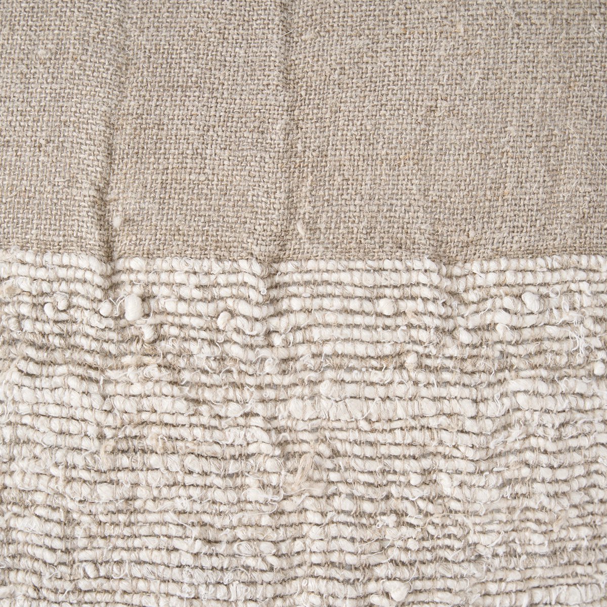 Linen cushion cover, natural - 50×50 cm