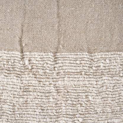 Linen cushion cover, natural - 50×50 cm