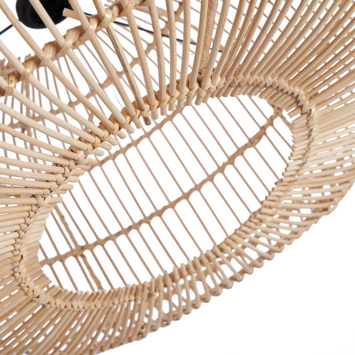 Rattan Arun pendellampe – 55 cm bred, 30 cm høj