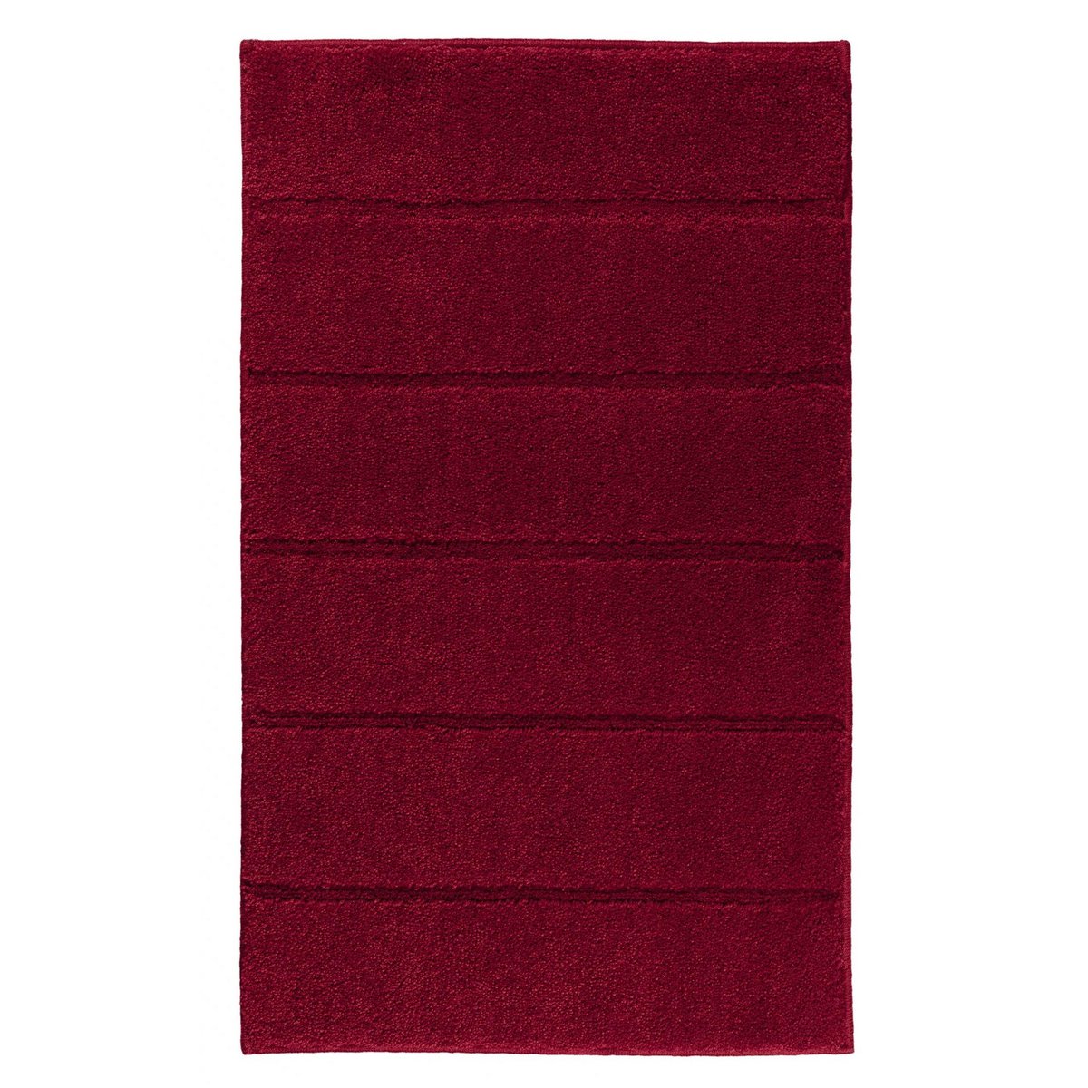 Acrylic bath mat, 60 × 100 cm - red striped