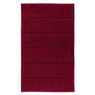 Acrylic bath mat, 60 × 100 cm - red striped