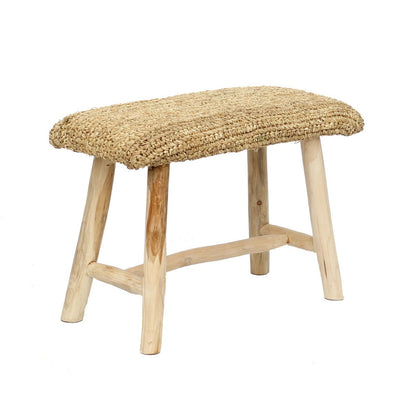 Raffiabank 60×28 cm – natur, hergestellt in Indonesien