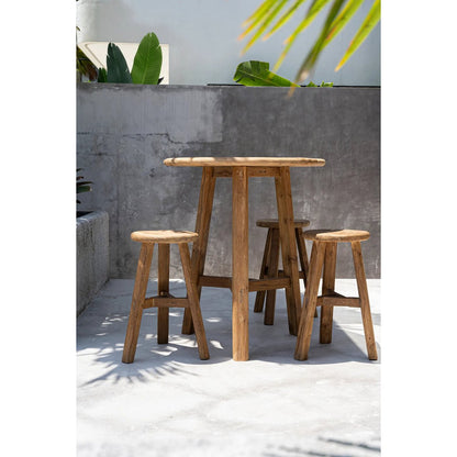 Teak-Bartisch, 90 cm rund – Outdoor
