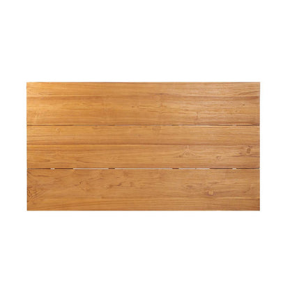 Teak dining table, 180 cm - natural wood