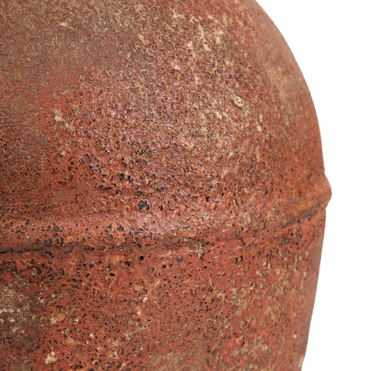 Terracotta amfora vase, stor - håndformet