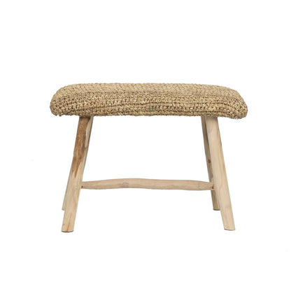 Raffiabank 60×28 cm – natur, hergestellt in Indonesien