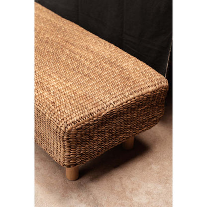 Water hyacinth bench 140×60 cm - natural brown, Indonesia