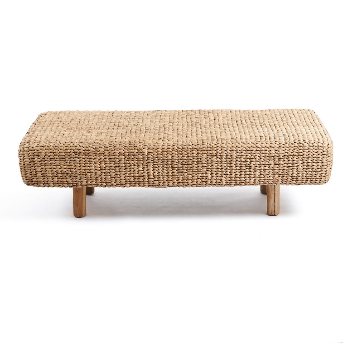 Water hyacinth bench 140×60 cm - natural brown, Indonesia