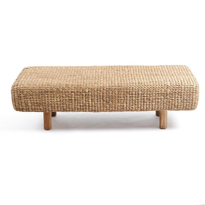 Water hyacinth bench 140×60 cm - natural brown, Indonesia