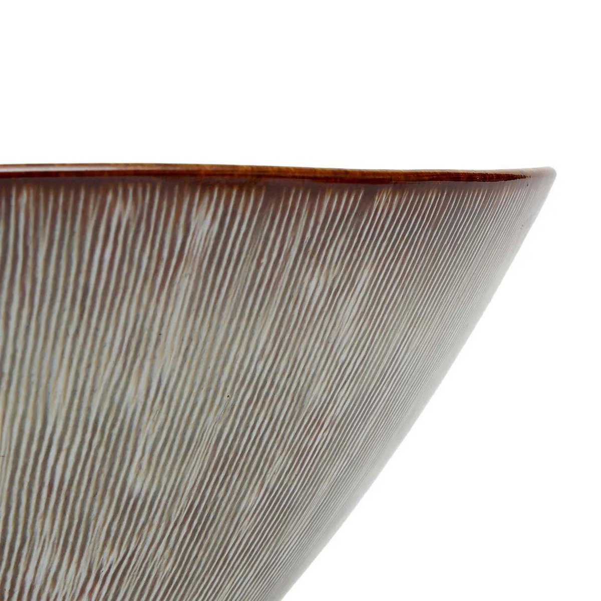 Portuguese stoneware cereal bowl 16 cm - multi-colour