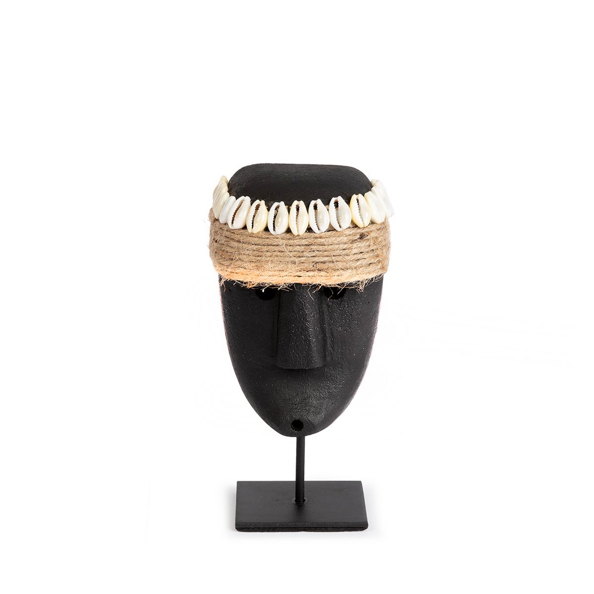 Hand-carved stone sculpture - Sumba, black